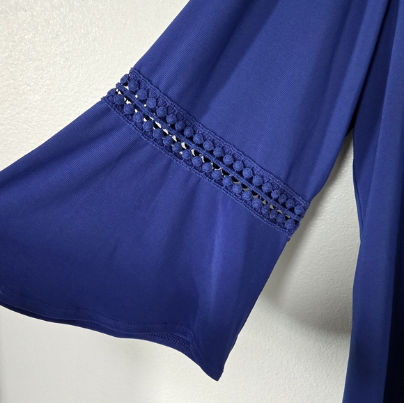 Studio Works Blue Bell Sleeve Shirt Size 2X - Picture 4 of 8